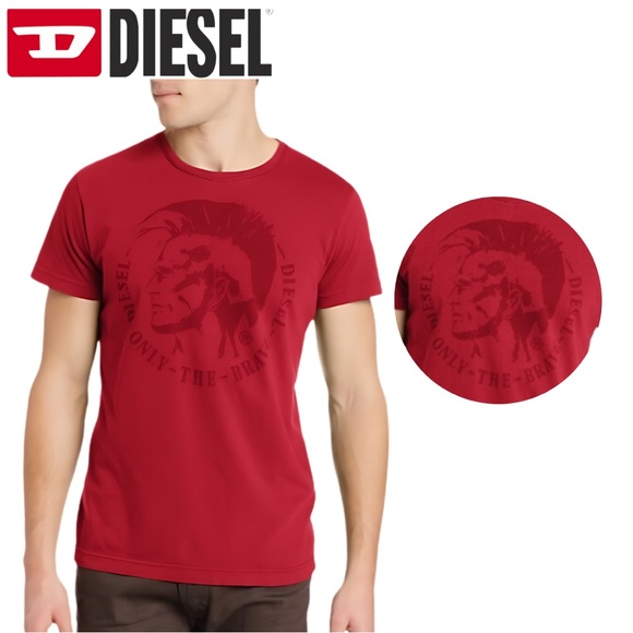 Diesel Other - Diesel Vintage Men’s Red T-Shirt Size L